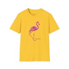 Load image into Gallery viewer, Neon Flamingo Pop Art | Unisex Softstyle T-Shirt