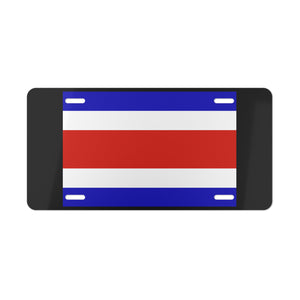 Costa Rica Flag Vanity Plate