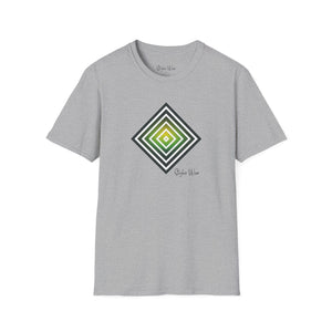 Minimalist Pyramid Bird's Eye View | Unisex Softstyle T-Shirt