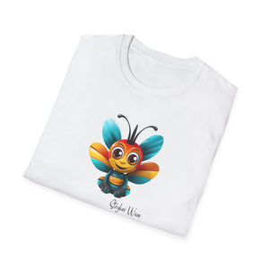 Happy Bumble Bee | Unisex Softstyle T-Shirt