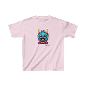 Happy Furry Creature | Kids Heavy Cotton™ Tee