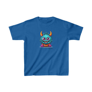 Happy Furry Creature | Kids Heavy Cotton™ Tee