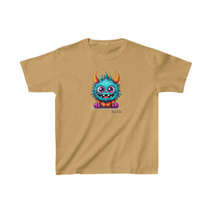 Happy Furry Creature | Kids Heavy Cotton™ Tee