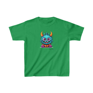 Happy Furry Creature | Kids Heavy Cotton™ Tee