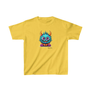 Happy Furry Creature | Kids Heavy Cotton™ Tee