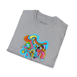 Abstract Colorful Drawing | Unisex Softstyle T-Shirt