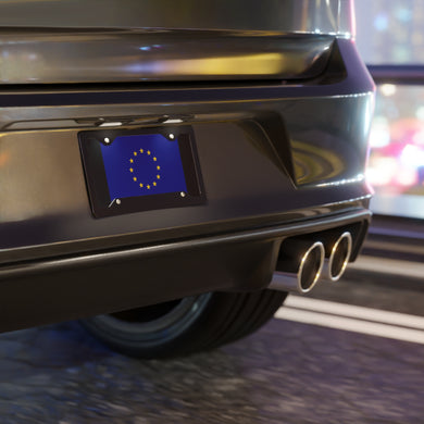 European Union Flag Vanity Plate