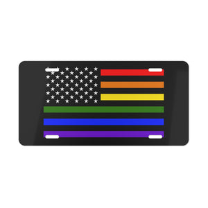 Pride! American Flag Vanity Plate