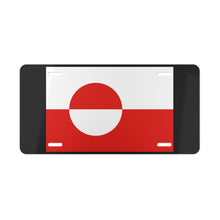 Load image into Gallery viewer, Greenland Flag Vanity Plate