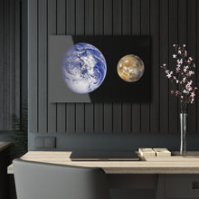 Load image into Gallery viewer, Earth - Mars Comparison Acrylic Prints