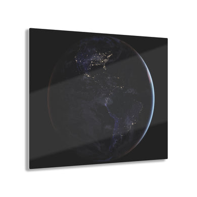 Western Hemisphere at Night from Space Acrylic Prints