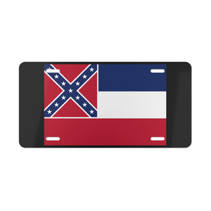 Mississippi State Flag Vanity Plate