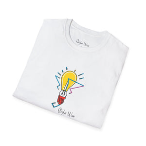 Retro Lightbulb Pop Art | Unisex Softstyle T-Shirt