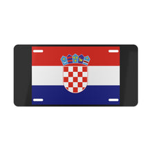 Load image into Gallery viewer, Croatia Flag Vanity Plate