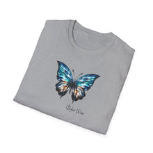 Load image into Gallery viewer, Blue Butterfly | Unisex Softstyle T-Shirt