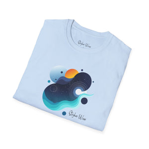 Cosmic Color Art | Unisex Softstyle T-Shirt