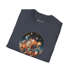 Abstract Cosmic Circle | Unisex Softstyle T-Shirt