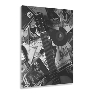 Vintage Music Vibes Black & White Acrylic Prints