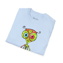 Load image into Gallery viewer, Funky Abstract Alien Sketch | Unisex Softstyle T-Shirt