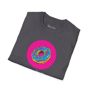 Neon Pink Donut | Unisex Softstyle T-Shirt