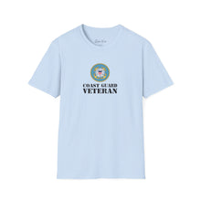 Load image into Gallery viewer, U.S. Coast Guard Veteran 2 | Unisex Softstyle T-Shirt