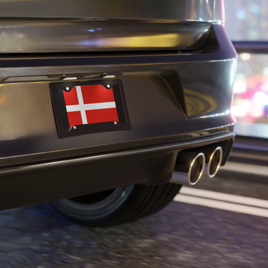 Denmark Flag Vanity Plate