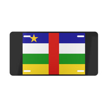 Load image into Gallery viewer, Central African Republic Flag Vanity Plate