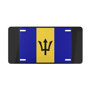 Barbados Flag Vanity Plate