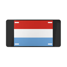 Load image into Gallery viewer, Luxembourg Flag Vanity Plate