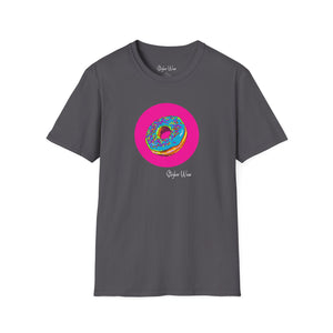 Neon Pink Donut | Unisex Softstyle T-Shirt