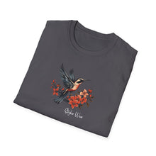 Load image into Gallery viewer, Vintage Tattoo Style Bird | Unisex Softstyle T-Shirt