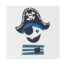 Load image into Gallery viewer, Kids Pirate Wall Art | Square Matte Canvas