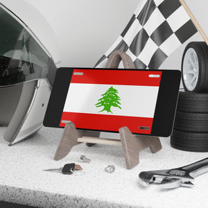 Lebanon Flag Vanity Plate