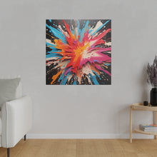 Load image into Gallery viewer, Splashed Paint Pop Wall Art | Square Matte Canvas