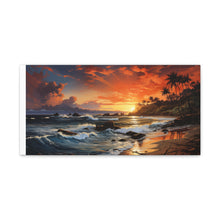 Load image into Gallery viewer, Sunset Beach - Horizontal Canvas Gallery Wraps