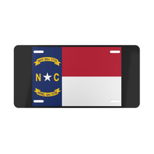 North Carolina State Flag Vanity Plate