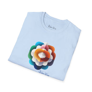 Minimalist Abstract Color Art | Unisex Softstyle T-Shirt