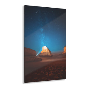 California Desert at Night Acrylic Prints