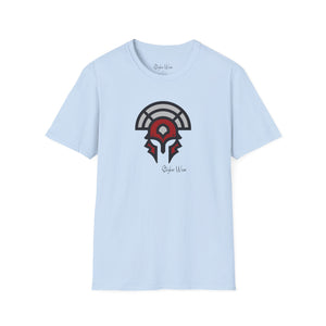 Warrior Helmet Red | Unisex Softstyle T-Shirt