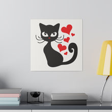 Load image into Gallery viewer, Love Cats | Square Matte Canvas