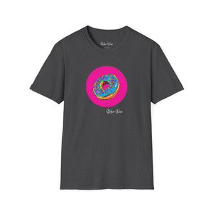 Neon Pink Donut | Unisex Softstyle T-Shirt