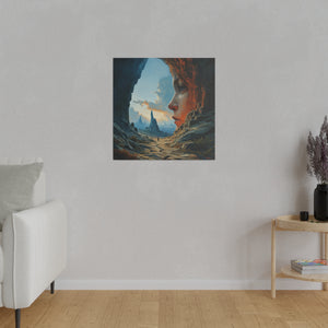 Fantasy Realm Wall Art | Square Matte Canvas