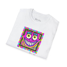 Load image into Gallery viewer, Neon Funky Face Pop Art | Unisex Softstyle T-Shirt