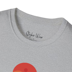 Sunset on the Savanna Minimalist Art | Unisex Softstyle T-Shirt