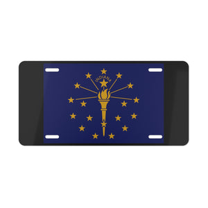 Indiana State Flag Vanity Plate