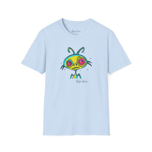 Alien Abstract Sketch | Unisex Softstyle T-Shirt