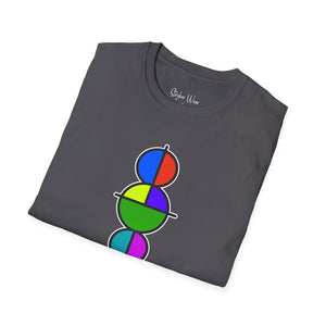 Minimalist Circle Art | Unisex Softstyle T-Shirt