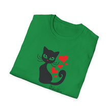 Load image into Gallery viewer, Kitty Hearts | Unisex Softstyle T-Shirt