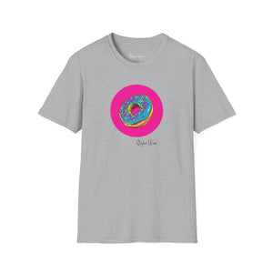 Neon Pink Donut | Unisex Softstyle T-Shirt