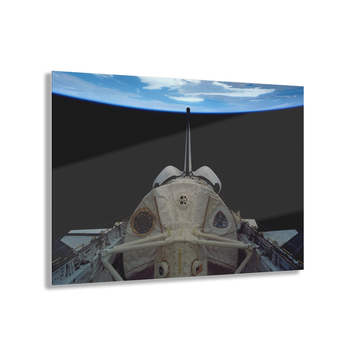 Space Shuttle Columbia Orbiting Earth Acrylic Prints – Stryker Wear